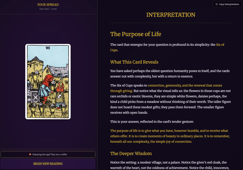 Hekate Tarot screenshot 1